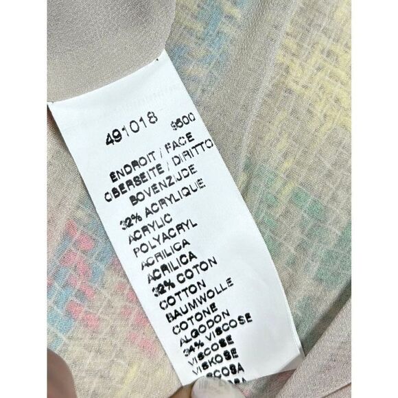 Edward Achour Paris Women’s Pink Multi Checkered Blazer Jacket Size 42 NEW - Picture 10 of 10